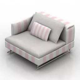 Sofa Side Arm 3d model