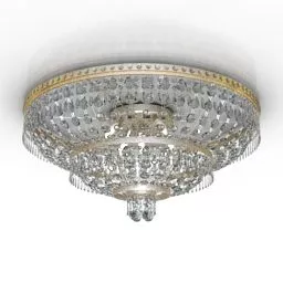 Ceiling Luster Glass Lamp 3d model