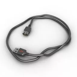 Usb Cable Type A 3d model