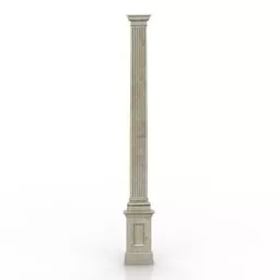 Stone Column Ancient Architecture 3d model