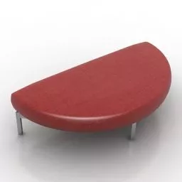 Sofa Half Round 3d model