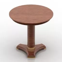 Drawing Table Wood Frame 3d model