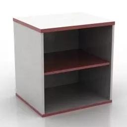 Wood Shelf Fitness Equipment 3d model