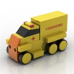 Toy Hovercraft 3d model