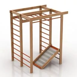 Stair Complex System Playground 3d model