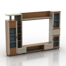 Side Cabinet With Stand 3d model