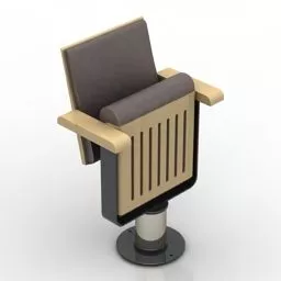 Cinema Armchair Foldable 3d model