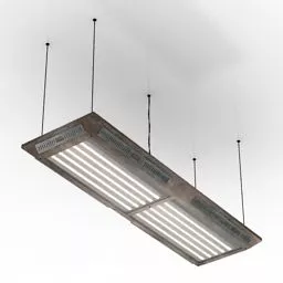 Ceiling Lamp White Shade 3d model