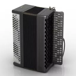 Accordion 3d model