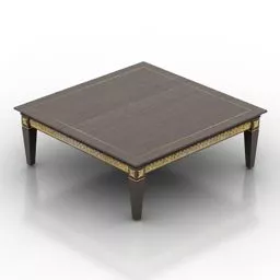 C Shape Table 3d model