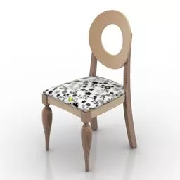 Classroom Chair With Table 3d model