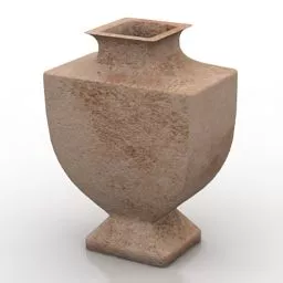 Asian Ancient Vase 3d model