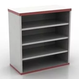 Side Locker Different Height 3d model