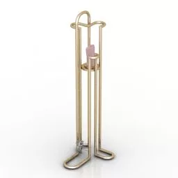 Candlestick Steel Frame Lamp 3d model