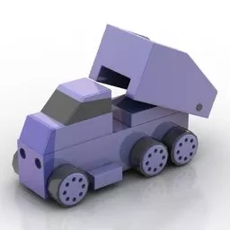 Plastic Truck Toy 3d model