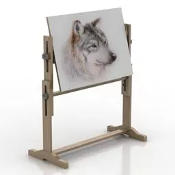Easel Frame 3d model