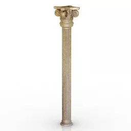 Roman Column Classic Component 3d model