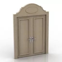 European Frame Bronze Material 3d model
