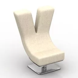 Livingroom Armchair Collection 3d model