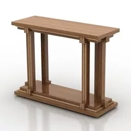 Data Rack Holder With Paper 3d model