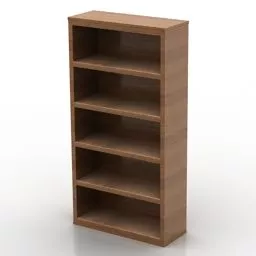 Book Locker Cabinet 3d model