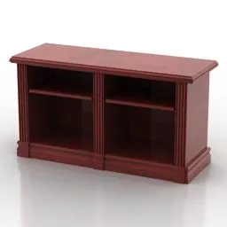 Common Rack Brown Wood 3d model