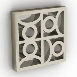 Panel Carved Pattern 3d model