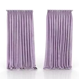 Purple Curtain Textiles 3d model