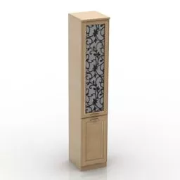 Rustic Steel Locker 3d model