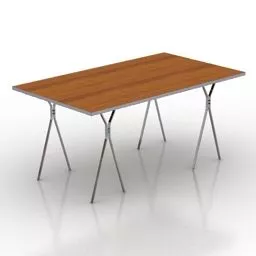 Working Table Pc Combine Cabinet Shelf 3d model