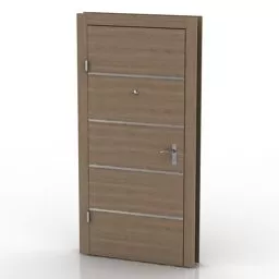 Modern Entrance Door 3d model