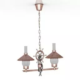 Ceiling Lamp Antique Wire Hanger 3d model Ceiling Lamp Antique Wire Hanger 3d model
