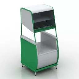 Product Counter Cabinet 3d model