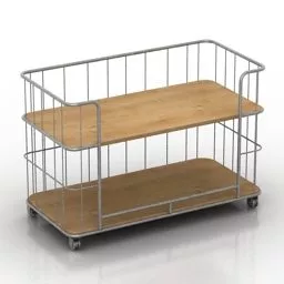 Shelves Storage Steel Wire Frame 3d model