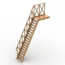 High Step Staircase 3d model