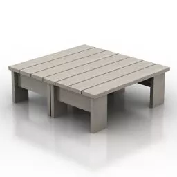 Pallet Table 3d model