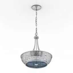 Rustic Ceiling Lamp Hanging With Chain 3d model