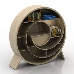 Rack Book Shelves 3d model