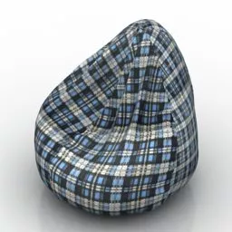 Bag Seat Strip Pattern 3d model