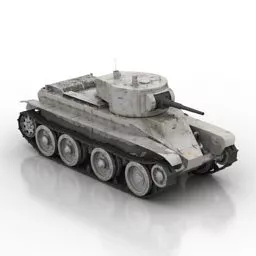 Military Tank Bt 3d model