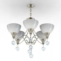 Luster Hanged Pendant Lamp 3d model
