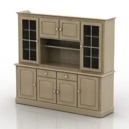 Rack Wall With Shelf 3d model