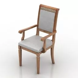 Dining Country Armchair 3d model