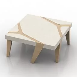 Marble Table Modernism 3d model