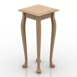 Antique High Console Table 3d model