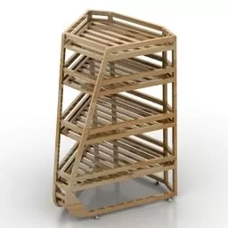 Entrance Shoes Rack 3d model