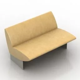 Sofa Bench Upholstery 3d model