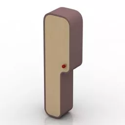 Rustic Locker With School Accessories Inside 3d model