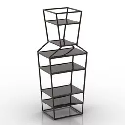 Steel Rack Modernism 3d model