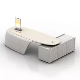 Neo Modern Work Table 3d model